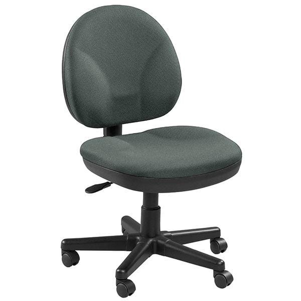 Chairs Best Office Chair - 20" x 24" x 36" Pewter Fabric Chair HomeRoots