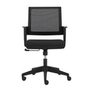 Chairs Best Office Chair - 25.99" X 25.2" X 37.01" Black Fabric/Mesh Office Chair HomeRoots