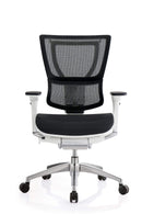 Chairs Best Office Chair - 26" x 26" x 40.8" White Mesh Tilt Tension Control Chair HomeRoots