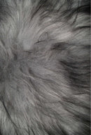 Chairs Chair Pads - 15" x 15" x 2" Metallic Silver, Sheepskin, Square - Chair Pad HomeRoots