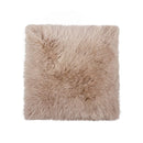 Chairs Chair Pads - 17" x 17" Taupe, Sheepskin - Seat/Chair Cover HomeRoots