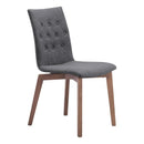 Chairs Dining Room Chairs - 18" X 21.3" X 35.4" 2 Pcs Graphite Dining Chair HomeRoots