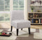 Chairs Grey Accent Chair - 23" X 31" X 34" Gray Wood Accent Chair HomeRoots