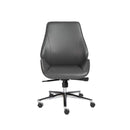 Chairs Home Office Chair - 26.75" X 26" X 40.75" Armless Low Back Office Chair in Gray with Chromed Aluminum Base HomeRoots