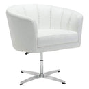 Chairs Leather Chair - 32.1" X 26" X 31.5" Coffee Vintage Occasional Chair HomeRoots