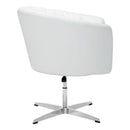 Chairs Leather Chair - 32.1" X 26" X 31.5" Coffee Vintage Occasional Chair HomeRoots