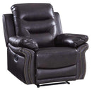 Chairs Leather Office Chair - 44" Comfortable Brown Leather Chair HomeRoots