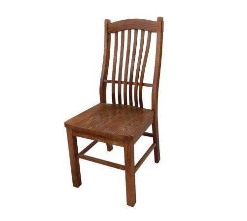 Chairs Modern Chair 18" X 23" X 41.5" Harvest Oak Hardwood Side Chair 6265 HomeRoots