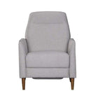 Chairs Modern Lounge Chair - 30" X 39" X 42" Light Gray Polyester Push Back Chair HomeRoots