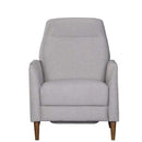 Chairs Modern Lounge Chair - 30" X 39" X 42" Light Gray Polyester Push Back Chair HomeRoots