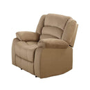 Chairs Modern Lounge Chair - 40" Contemporary Beige Fabric Chair HomeRoots