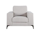 Chairs Modern Lounge Chair - 44" X 39" X 35" Beige Polyester Chair HomeRoots