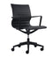 Chairs Office Chair - 23.8" x 20.8" x 35.8" Black Vinyl Flex Tilt Chair HomeRoots