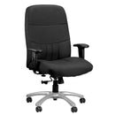 Chairs Office Desk Chair - 30" x 30.5" x 42" Black Fabric Chair HomeRoots