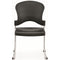 Chairs Plastic Chairs - 18" x 23" x 34" Black Plastic Chair HomeRoots