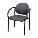 Chairs Sofa Chair - 24" x 19.7" x 32.3" Charcoal Fabric Guest Chair HomeRoots
