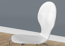 Chairs White Accent Chair - 63'.75" x 53'.25" x 102" White, Metal - 4 Dining Chairs HomeRoots