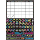 CHALK CALENDAR MAGNETIC MINI BBS-Supplies-JadeMoghul Inc.