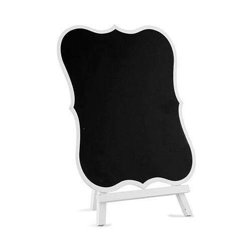 Chalkboard Sign With White Frame - Large White (Pack of 1)-Table Planning Accessories-JadeMoghul Inc.