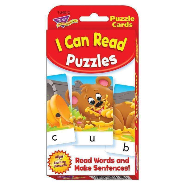 CHALLENGE CARDS I CAN READ PUZZLES-Learning Materials-JadeMoghul Inc.