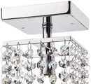 Chandeliers Chandelier Lamp - Jhea 1-light Crystal 5-inch Chrome Chandelier HomeRoots