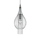Chandeliers Chandelier Lamp - Xyza 1-light Crystal 7.5-inch Chrome-finish Chandelier HomeRoots