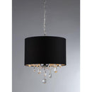 Chandeliers Contemporary Chandeliers - Brim 3-light Crystal Chandelier HomeRoots