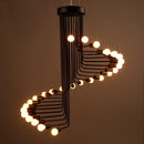 Chandeliers Modern Chandeliers - Jack 26-light Black 28-inch Edison Chandelier with Light Bulbs HomeRoots
