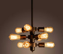 Chandeliers Modern Chandeliers - Mariam 9-light Adjustable Bulb Socket Edison Chandelier Including Bulbs HomeRoots