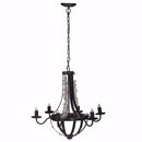 Chandeliers Slickly Laudable Tamsin Beads 6-Light Chandelier Benzara