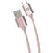 Charge & Sync Braided USB-C(TM) to USB-A Cable, 10ft (Rose Gold)-USB Charge & Sync Cable-JadeMoghul Inc.