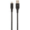 Charge & Sync USB Cable with Lighting(R) Connector, 10ft (Black)-USB Charge & Sync Cable-JadeMoghul Inc.
