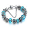 Charm Jewelry Silver Bracelets For Women Blue Crystal Beads Bracelet-Blue 1-JadeMoghul Inc.