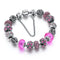 Charm Jewelry Silver Bracelets For Women Blue Crystal Beads Bracelet-Pink 1-JadeMoghul Inc.