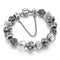 Charm Jewelry Silver Bracelets For Women Blue Crystal Beads Bracelet-White 1-JadeMoghul Inc.