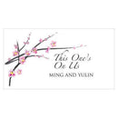 Cherry Blossom Small Ticket (Pack of 120)-Reception Stationery-JadeMoghul Inc.