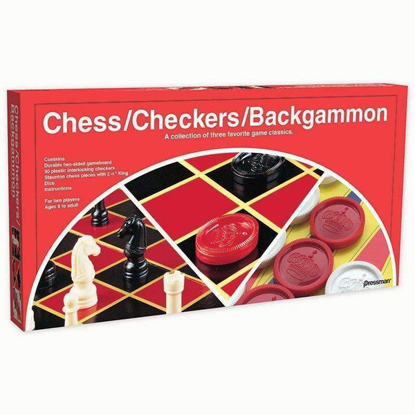 CHESS/CHECKERS/BACKGAMMON-Toys & Games-JadeMoghul Inc.