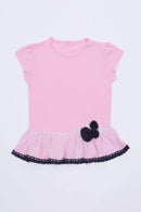 Chic Ruffle Top - Girls-Girls Short Sleeve Fancy Tops-18M/2-Pink-JadeMoghul Inc.