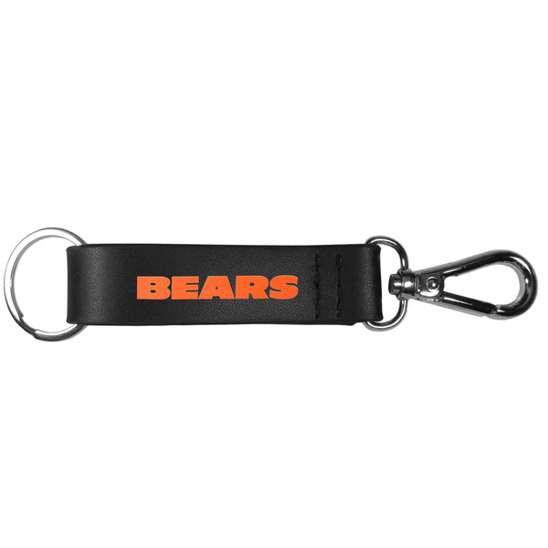 Chicago Bears Black Strap Key Chain-Key Chains-JadeMoghul Inc.