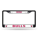 Chrome License Plate Frames Chicago Bulls Black Chrome Frame