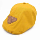 children cotton Beret unisex bonnet hat baby fashion warm caps boy girl cap kids baseball cap baby boy sun hat-yellow-JadeMoghul Inc.