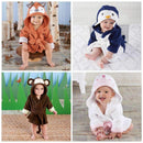 Children Kids Robes Sleepwear Soft Microfiber Worsted Child Sleepwear Robe Nightgown Bathrobes Lounge wear Parent-child Spa Wear-A-2T-JadeMoghul Inc.