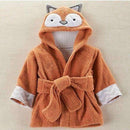 Children Kids Robes Sleepwear Soft Microfiber Worsted Child Sleepwear Robe Nightgown Bathrobes Lounge wear Parent-child Spa Wear-D-2T-JadeMoghul Inc.