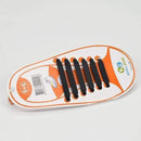 Children No Tie Silica Gel Shoe Laces-Black-JadeMoghul Inc.
