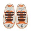 Children No Tie Silica Gel Shoe Laces-Brown-JadeMoghul Inc.
