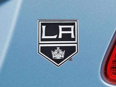 Chrome Emblem Logo Mats NHL Los Angeles Kings Auto Emblem 3"x3.2" FANMATS