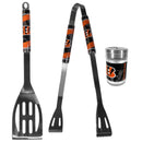 Cincinnati Bengals 2pc BBQ Set with Season Shaker-Tailgating Accessories-JadeMoghul Inc.