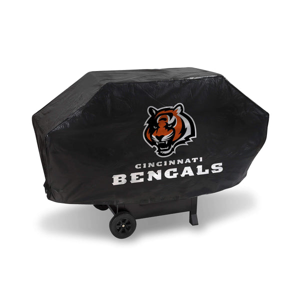 BBQ Grill Covers Bengals Deluxe Grill Cover (Black)