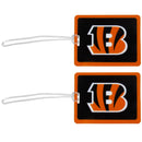 Cincinnati Bengals Vinyl Luggage Tag, 2pk-Luggage Accessories-JadeMoghul Inc.
