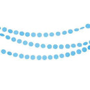 Circle Garland - Blue (Pack of 1)-Wedding Reception Decorations-JadeMoghul Inc.